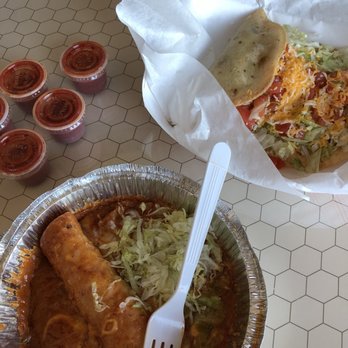 El Norteño - #12 One cheese enchilada, one taco and one tostada. Only $6.50. Absolutely delicious. The little salsas are tasty as well. - Mexican Near Me - Phoenix, Arizona El Norteño - #12 One cheese enchilada, one taco and one tostada. Only $6.50. Absolutely delicious. The little salsas are tasty as well. - Mexican Near Me - Phoenix, Arizona