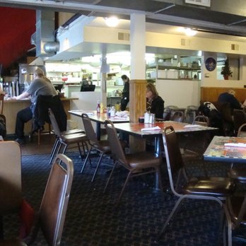 Sparky's Cafe - View of the kitchen, the register, and the front bar seating area. - Breakfast & Brunch Near Me - Anoka, Minnesota