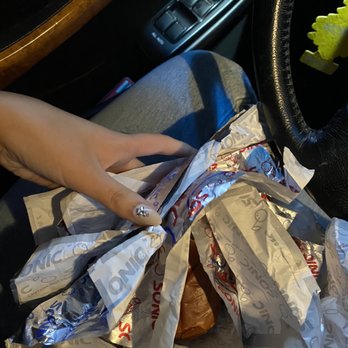 Sonic Drive-In - nine pieces of tin foil for one small sandwich - Burgers Near Me - Vancouver, Washington Sonic Drive-In - nine pieces of tin foil for one small sandwich - Burgers Near Me - Vancouver, Washington
