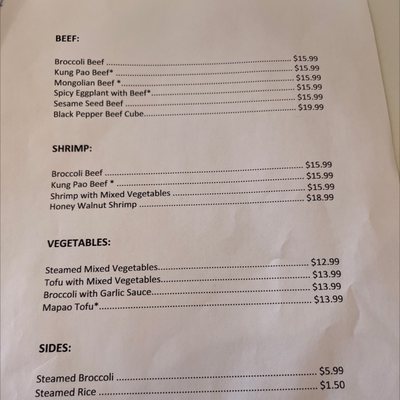Menu photo 4 Circle Chinese Cuisine Kent, WA