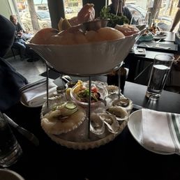 The seafood tower