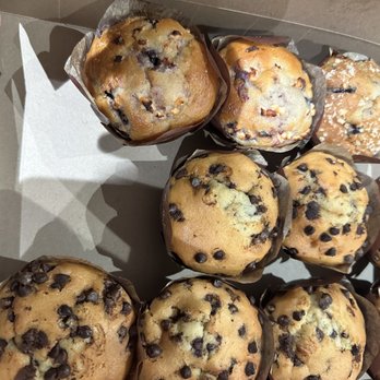 Tim Hortons - a box of chocolate chip muffins - Delis Near Me - Mississauga, Ontario
