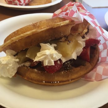 Waffles Cafe - Fruit Sandwich, pineapple, strawberry and Nutella - Coffee & Tea Near Me - Las Vegas, Nevada Waffles Cafe - Fruit Sandwich, pineapple, strawberry and Nutella - Coffee & Tea Near Me - Las Vegas, Nevada
