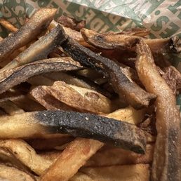 Burnt fries Burnt fries
