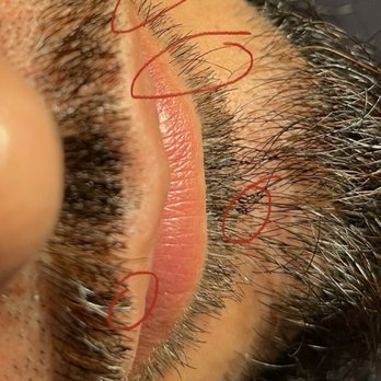 HD Barber Studio - Uneven mustache. Long straggly missed hairs. Separated mustache and beard. Weird tiny angle mustache. - Barbers Near Me - Santa Rosa, California HD Barber Studio - Uneven mustache. Long straggly missed hairs. Separated mustache and beard. Weird tiny angle mustache. - Barbers Near Me - Santa Rosa, California