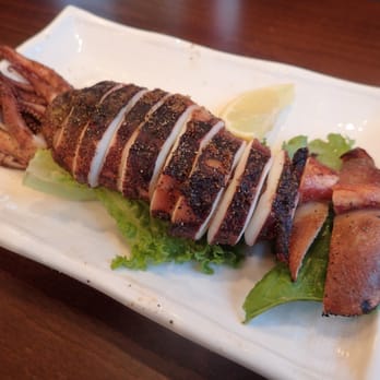 Sushi Yoi - Grilled squid: looks fantastic, tastes fantastic! - Japanese Near Me - Burnaby, British Columbia Sushi Yoi - Grilled squid: looks fantastic, tastes fantastic! - Japanese Near Me - Burnaby, British Columbia