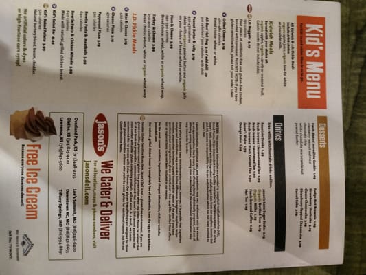 Menu photo 4 Jason's Deli Kansas City, MO