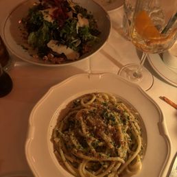 Brasserie Salade and Bucatini Au Citron