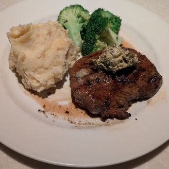 Firebirds Wood Fired Grill - Three-Course Meal: Bacon Butter Sirloin with Parmesan Mashed Potatoes and Seasonal Veggies - Steakhouses Near Me - Gilbert, Arizona
