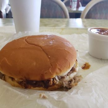 Johnson's Bar-B-Que - Large pork sandwich combo - Barbeque Near Me - Chesapeake, Virginia Johnson's Bar-B-Que - Large pork sandwich combo - Barbeque Near Me - Chesapeake, Virginia