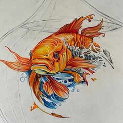 Algood Ink Tattoo - Color pencils