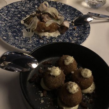 Adalina Italian - Arancini + octopus in the back - Italian Near Me - Chicago, Illinois