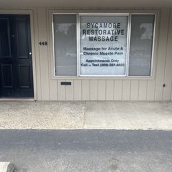 Sycamore Restorative Massage - Front door
