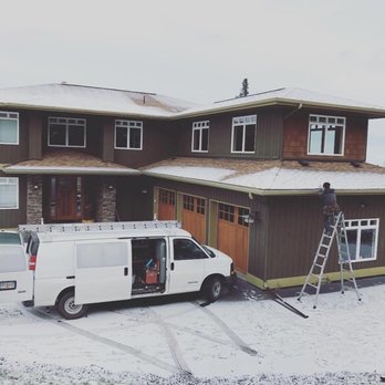AK Quality Rain Gutters - a van parked in front of a house - Gutter Services Near Me - Anchorage, Alaska AK Quality Rain Gutters - a van parked in front of a house - Gutter Services Near Me - Anchorage, Alaska