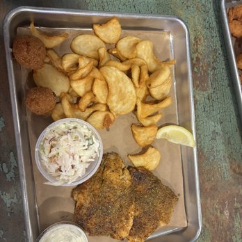 Salty Pearl Raw Bar - Grilled Grouper - Seafood Near Me - Pensacola, Florida