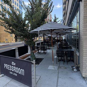 The Pressroom - Outside seating not that great looking - Cocktail Bars Near Me - San Jose, California The Pressroom - Outside seating not that great looking - Cocktail Bars Near Me - San Jose, California