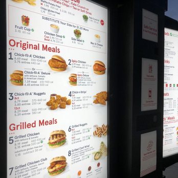Chick-fil-A - Drive thru menu - Fast Food Near Me - Marietta, Georgia
