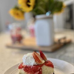 Talucci's Bakery - Strawberry Ricotta Cheesecake!