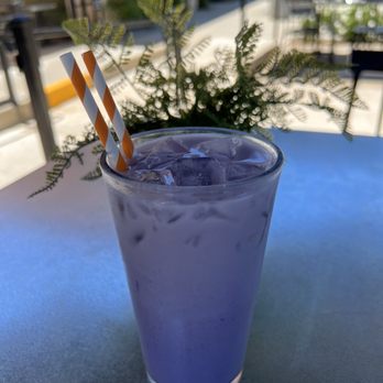 Toast - Taro Latte with Oatmilk (they have many dairy substitutes!) - Breakfast & Brunch Near Me - Temecula, California