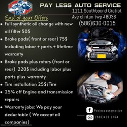 Pay Less Auto Service