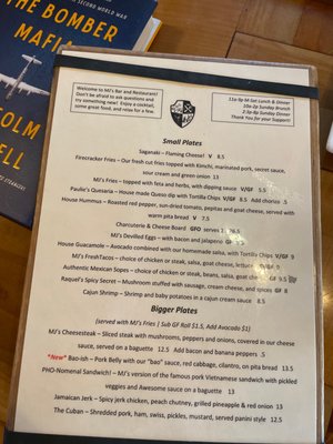 Menu photo 3 MJ's Bar And Restaurant Owego, NY Menu photo 3 MJ's Bar And Restaurant Owego, NY