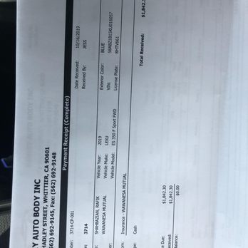 Hadley Auto Body - STORAGE CHARGES - Auto Repair Near Me - Whittier, California Hadley Auto Body - STORAGE CHARGES - Auto Repair Near Me - Whittier, California