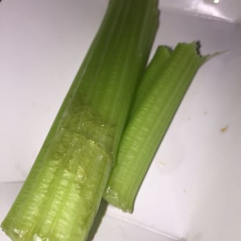 Buffalo Wild Wings - Beat up celery (looks worse in person) - Sports Bars Near Me - Riverside, California