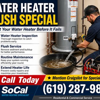 So Cal Water Heating Specialists - Water Heater Installation/Repair Near Me - San Diego, California So Cal Water Heating Specialists - Water Heater Installation/Repair Near Me - San Diego, California