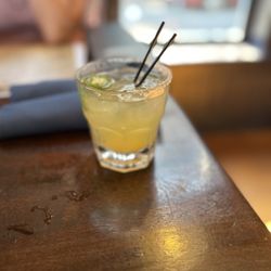 Federal House - Manicure Margarita (spicy with jalapeño garnish)