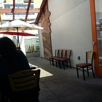 Crazee Burger - Patio looks out to lincoln st. - Burgers Near Me - San Diego, California