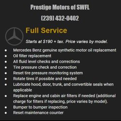Prestige Motors of SWFL - Prestige Mercedes