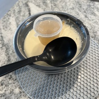 Phoenix Dessert - Silken tofu with ginger syrup - Desserts Near Me - San Diego, California Phoenix Dessert - Silken tofu with ginger syrup - Desserts Near Me - San Diego, California
