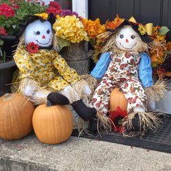 Sofia's Flower in Mendon - 3' Handmade scarecrows