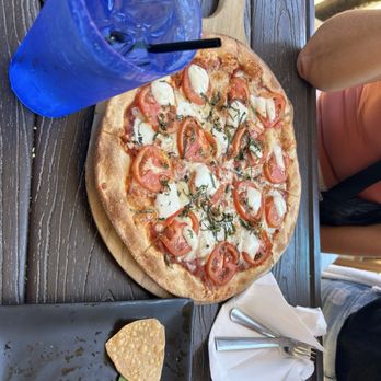 Grind At Kona Tiki Bar - Margherita Pizza - New American Near Me - Ormond Beach, Florida