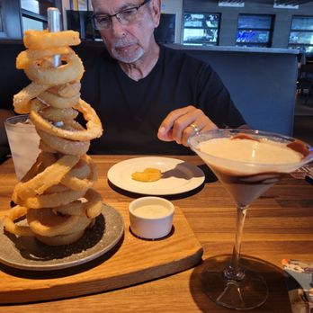 Yard House - And our onion tower - Vegetarian Near Me - San Diego, California Yard House - And our onion tower - Vegetarian Near Me - San Diego, California