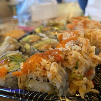 Samurai Sushi - Shrimp Tempura Roll and Lava Roll - Japanese Near Me - East Rutherford, New Jersey