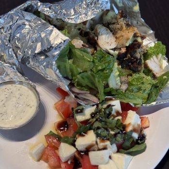 Nupa - Chicken Divan Pita and Caprese Side Salad - Mediterranean Near Me - Maple Grove, Minnesota