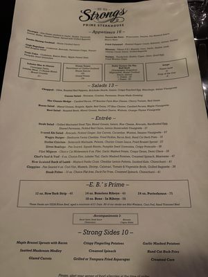 Menu photo 2 EB Strong's Burlington, VT Menu photo 2 EB Strong's Burlington, VT