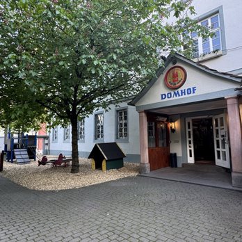 Hausbrauerei Domhof - Playground in Biergarten for kids - Breweries Near Me - Speyer, RP Hausbrauerei Domhof - Playground in Biergarten for kids - Breweries Near Me - Speyer, RP