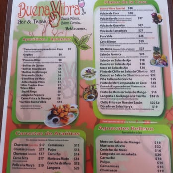 Buena Vibra - Menu - Caribbean Near Me - Cabo Rojo, Puerto Rico Buena Vibra - Menu - Caribbean Near Me - Cabo Rojo, Puerto Rico