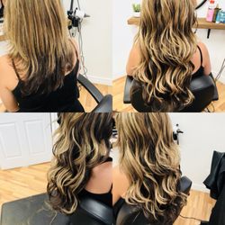 Hair Extensions By Chelsey - 18" tape in extensions
