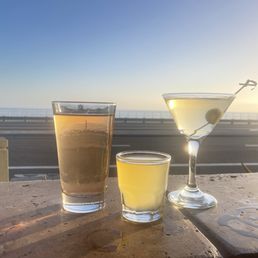 Hard kombucha on tap A delicious green tea shot And the best dirty martini ever