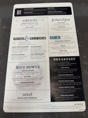 Menu photo 6 Mauka Market Honolulu, HI