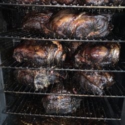 Bad Boyz of BBQ - Smoker full of Pulled Pork Butts