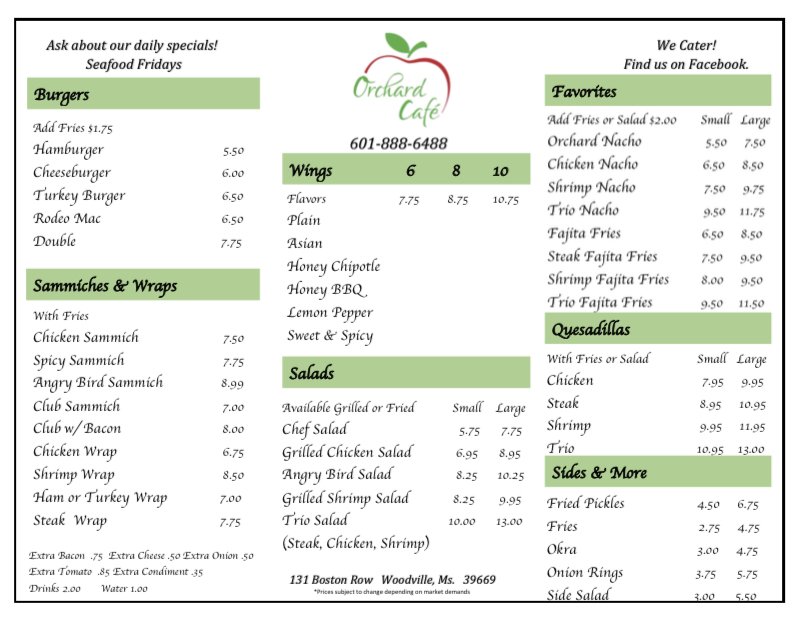 The Orchard cafe Logo