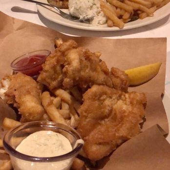 Bonefish Grill - Cod Fish & Chips Shrimp dinner - Seafood Near Me - Cape Coral, Florida