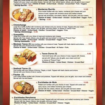 Texas Mexican - Menu - Mexican Near Me - Freehold, New Jersey Texas Mexican - Menu - Mexican Near Me - Freehold, New Jersey