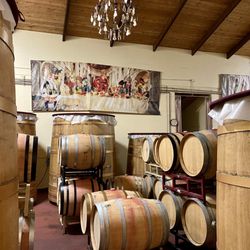 DeLoach Vineyards - Barrel room