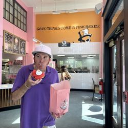 Voodoo Doughnut - Giving Donut.... Cherry Cola....glaze me