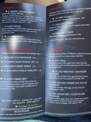 Menu photo 5 Zaap Kitchen Lao & Thai Street Eats Dallas, TX Menu photo 5 Zaap Kitchen Lao & Thai Street Eats Dallas, TX